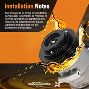A/C Compressor & Clutch for Acura MDX & ZDX 2007-2013