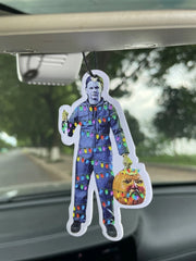 Michael Myers Halloween Christmas Lights Hanging Car Air Freshener