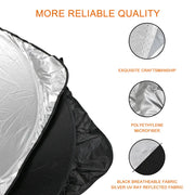Folding Windshield Sunshade – 150 × 70 or 160 × 86 cm