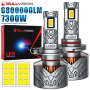 2-Piece H4/H7/H11/9005/9006/9012 LED Headlight Bulb – 6000K, CANBUS