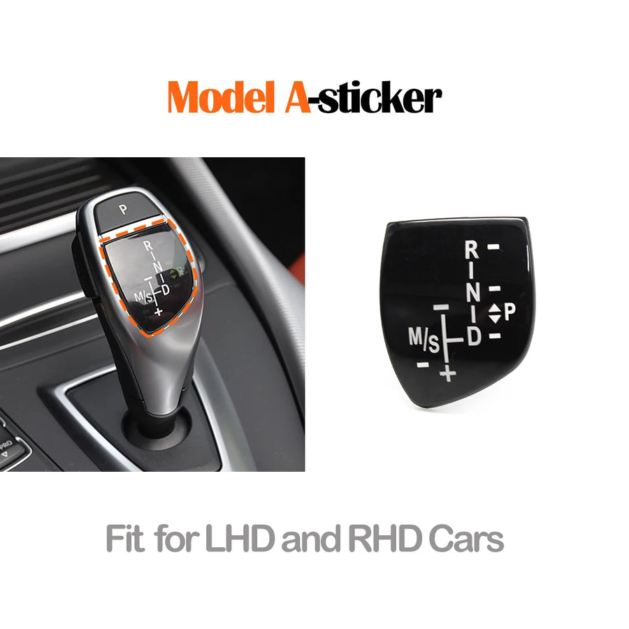 Car Gear Shift Knob Lever Panel Cover for BMW F Chassis 1 2 3 5 7 Series X1 X3 X4 M3 M5 F10 F11 F20 F21