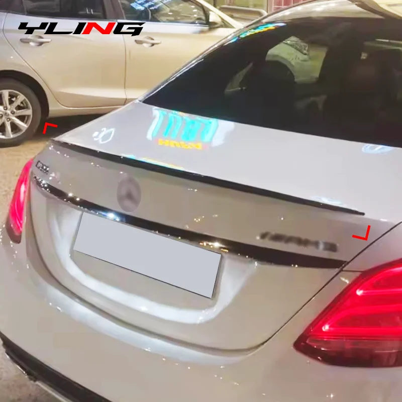 Gloss Black Trunk Spoiler for 2015+ Mercedes-Benz C-Class