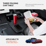 Steering Wheel Laptop and Food Tray for Tesla Model 3, Y, S and X 2018-2025
