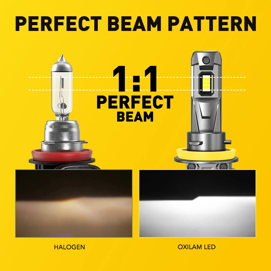 AUXITO LED Headlight Bulb Kit – 120W, 6500K, 2-Pack