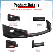 Unpainted Front Bumper Lip & Splitter for 2008–2012 Honda Accord – 2-door