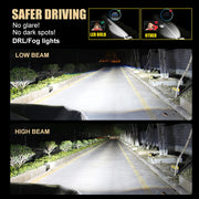 2-Piece H15 LED Headlight Bulb – 6500K, CANBUS