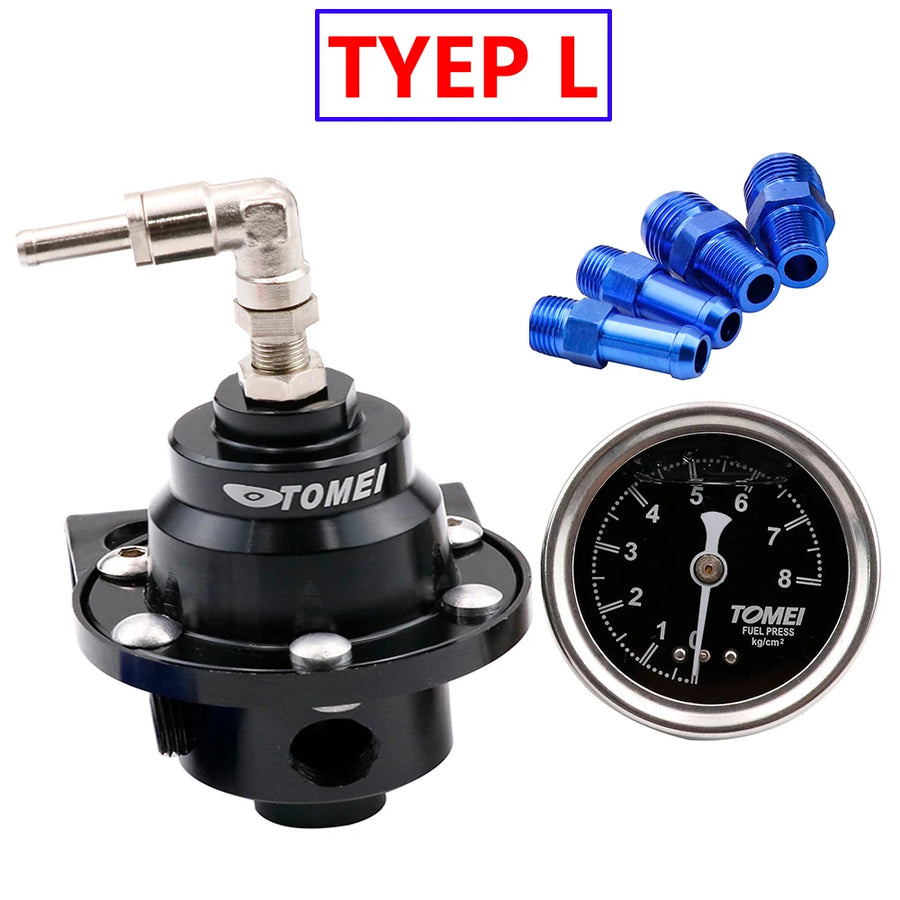 Adjustable Racing Fuel Pressure Regulator with Gauge