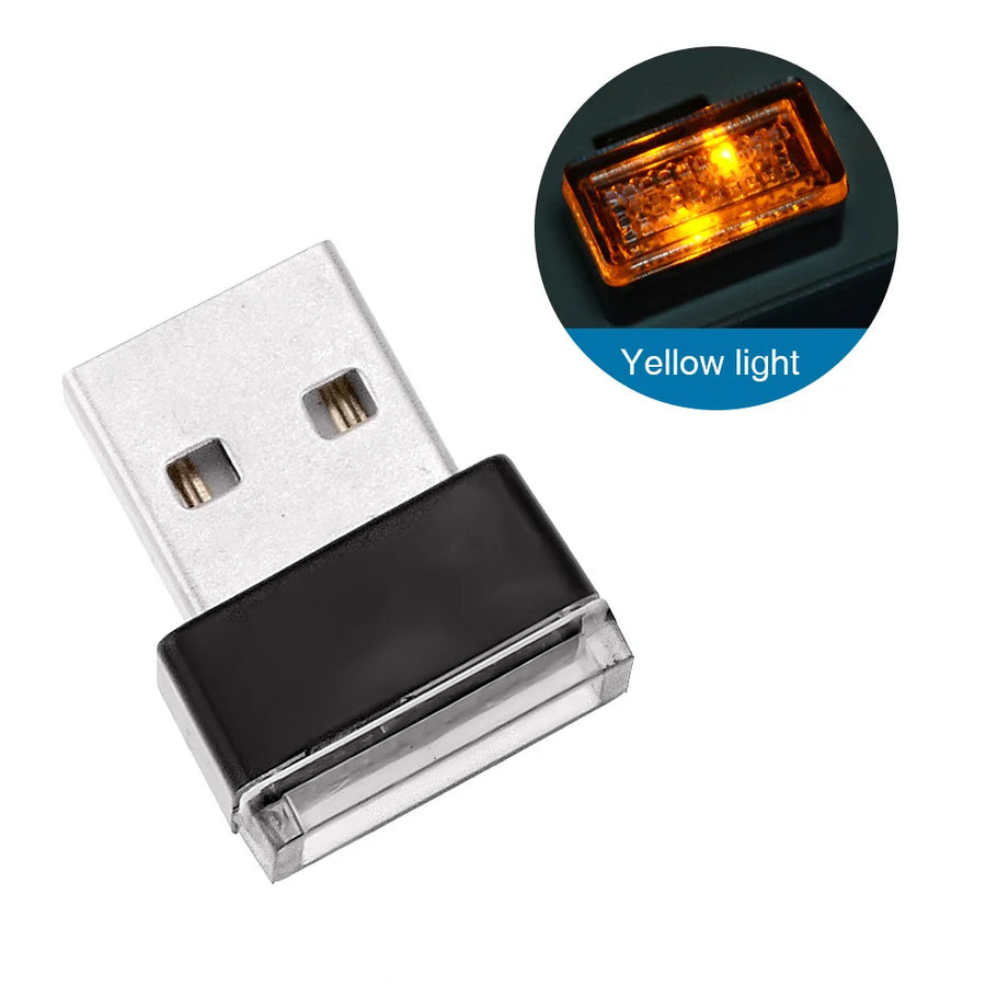 Mini USB LED Interior Accent Light – Multiple Colors
