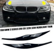 Headlight Eyebrow Trim for BMW 3 Series E90/E91 2005–2011