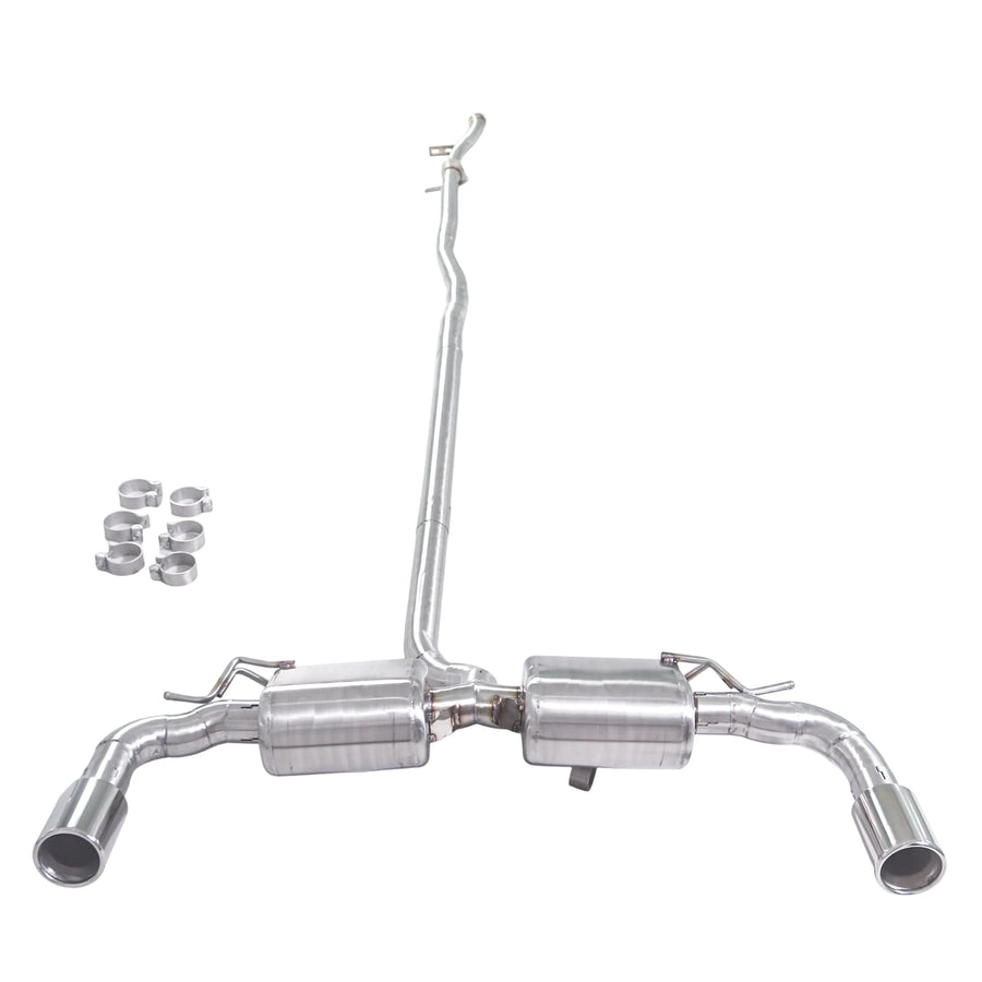304 Stainless Steel Catback Valvetronic Exhaust System for BMW MINI 1.5T 4wd 2016