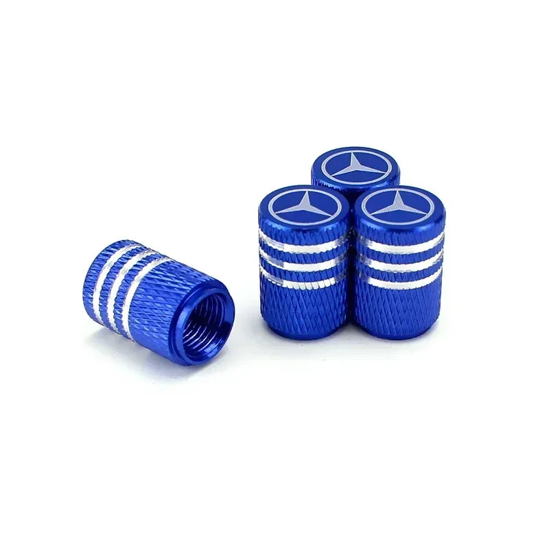 Mercedes-Benz/AMG-Style Aluminum Tire Valve Caps