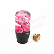 Universal 10cm Acrylic Flower Manual Gear Shift Knob