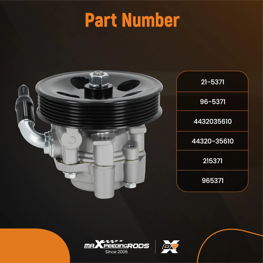 Power Steering Pump with Pulley for Toyota 4Runner Lexus 4.7L V8 2003-2009