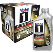 Mobil 1 Extended Performance High Mileage 0W-20 Motor Oil, 1 Quart Case of 6