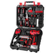 126-Piece Cordless Drill and Home/Automotive Tool Kit