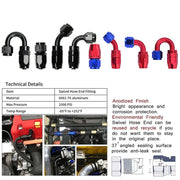 20ft Stainless Steel Braided 6/8/10/AN CPE Fuel/Oil Hose Line & Fittings Set