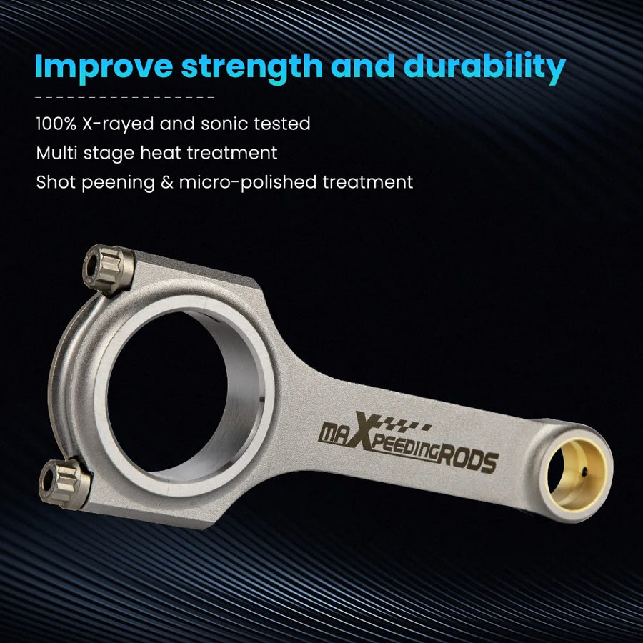 6-Inch 4340 H-Beam Connecting Rods for Chevrolet Small Block