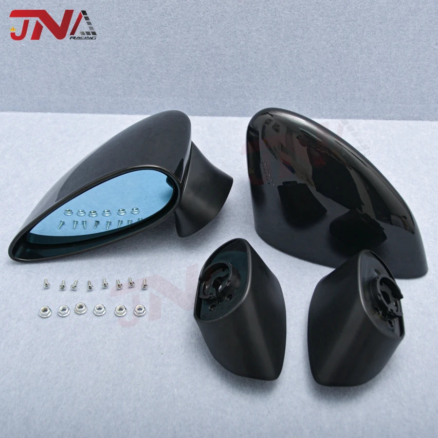 for Honda Civic FD2 8th Side Mirror Racing Car Mirror Black Rear View Mirror PC-MI55C