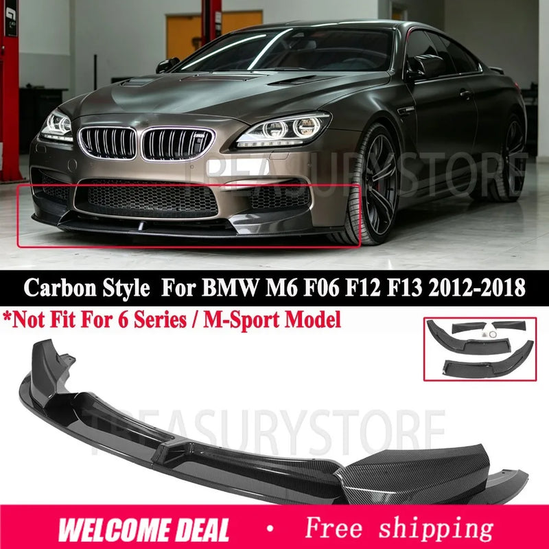 Carbon-Style Front Splitter – 2012–2018 BMW M6 F06/F12/F13