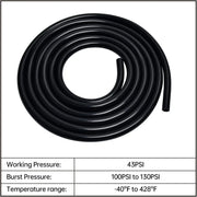 Silicone Vacuum Hose 10FT Automotive Vacuum Windshield Washer Line Universal
