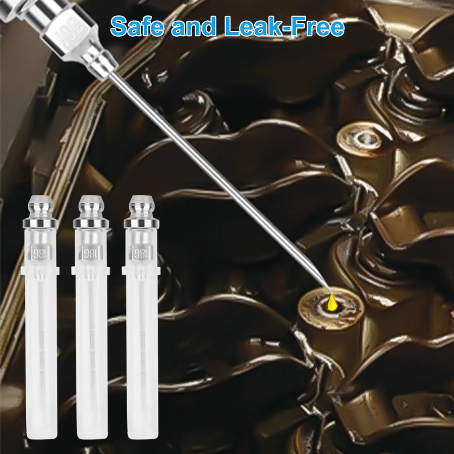 Grease Gun Coupler and Nozzle Accessory Kit – 7 Pieces