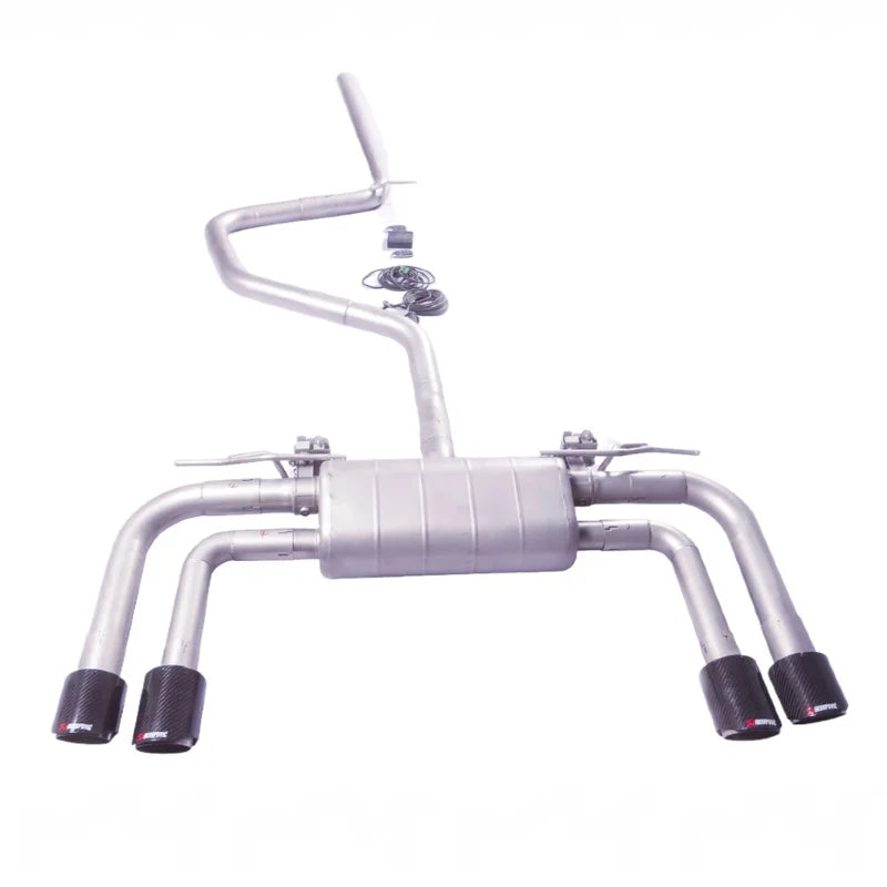 Catback Valvetronic Exhaust System for Audi Q3 Volkswagen Tiguan 2wd Kodiaq Tayron X 2wd