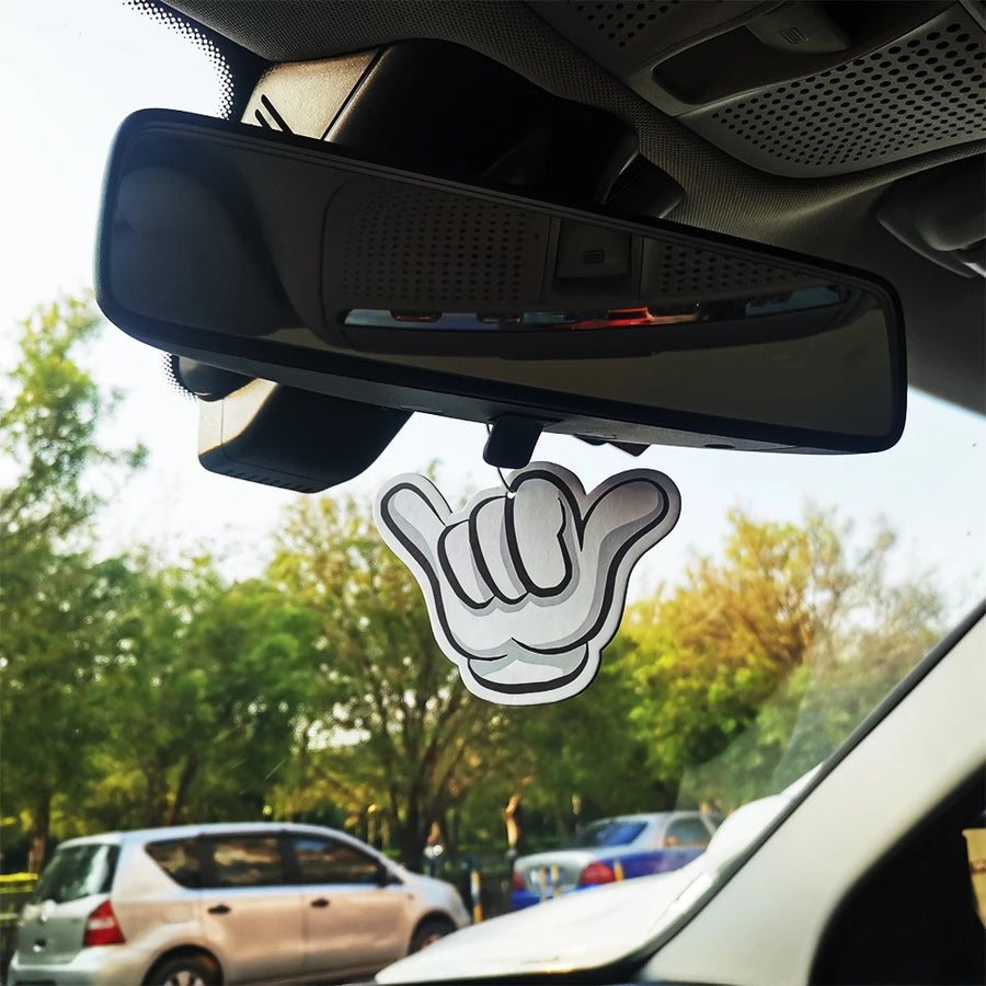 Lucky Cat and Dog Hanging Car Air Freshener