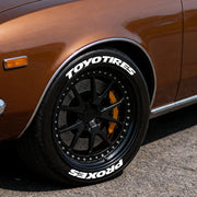For 4 Tires Toyo 3D Tire Letter Stickers Waterproof Pvc Raised Wheel Decals Racing Car Sidewall