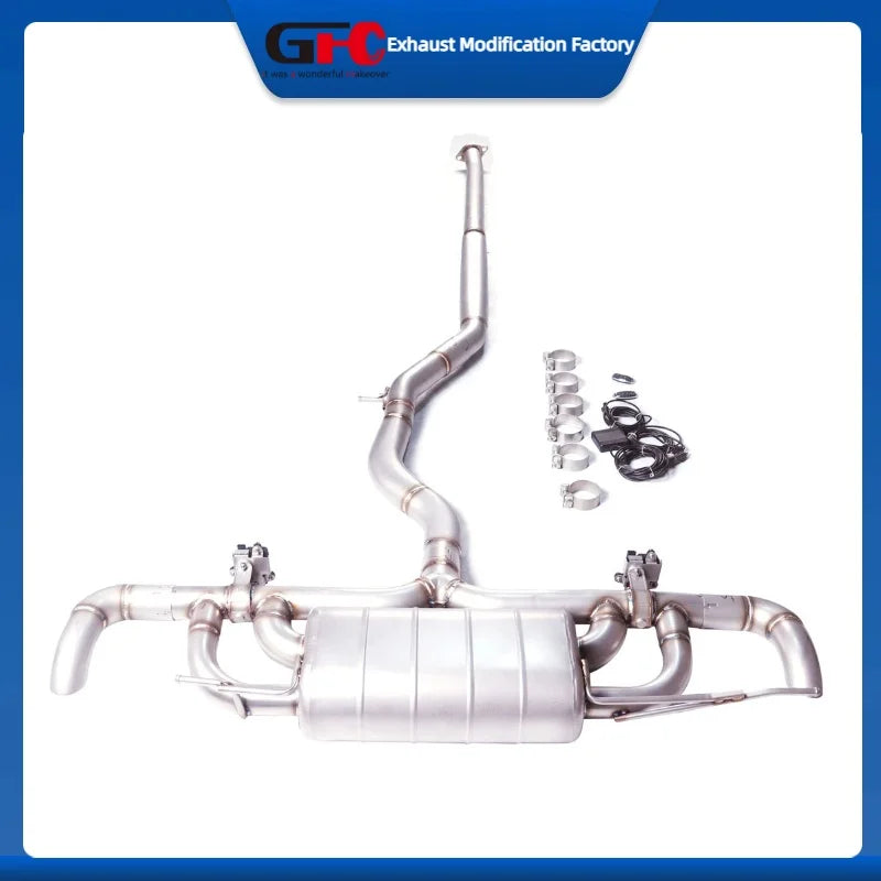 304 Stainless Steel Valved Cat-Back Exhaust System for Volvo S60 XC60 S90 XC90 T5 T8 Valved
