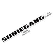 SUBIE GANG Windshield Vinyl Decal for Subaru – 100 × 7.8 cm