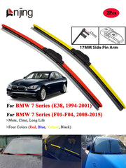 Windshield Wiper Blade Set for BMW 7 Series 730D 730i 740D 740 750i 760i 1994-2015