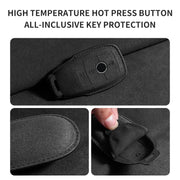 Suede Leather Car Key Case Cover for Mercedes-Benz