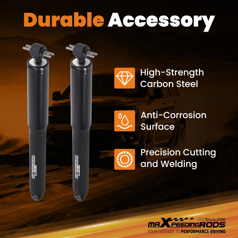 6-Inch-Drop Rear Shock Absorbers for 1988–1998 Chevrolet/GMC C1500