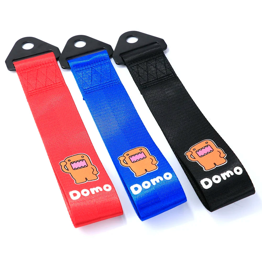 Nylon Track-Day Tow Strap – Blue, Black or Red