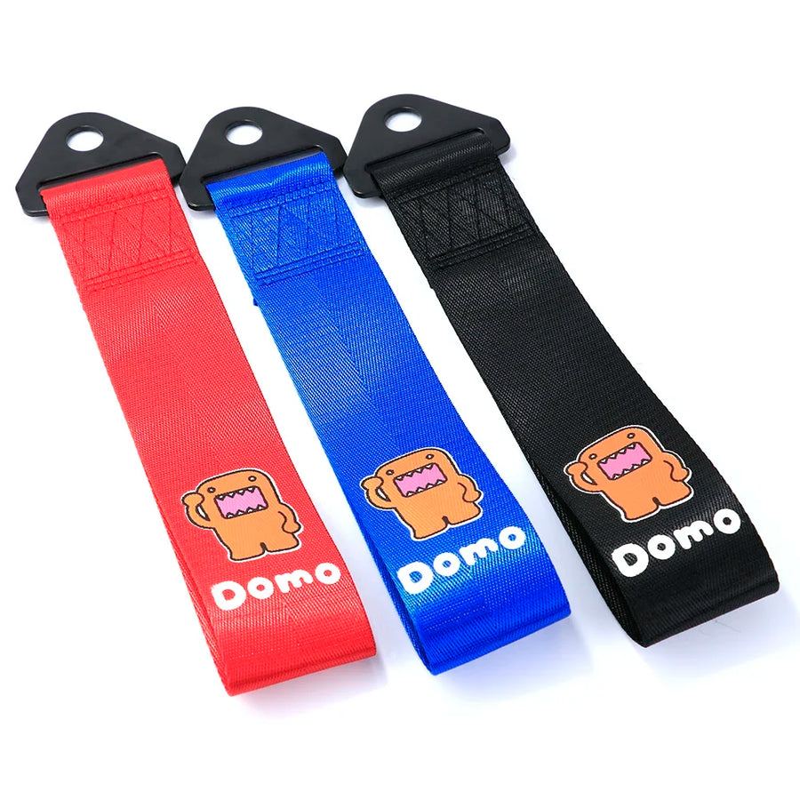 Nylon Track-Day Tow Strap – Blue, Black or Red
