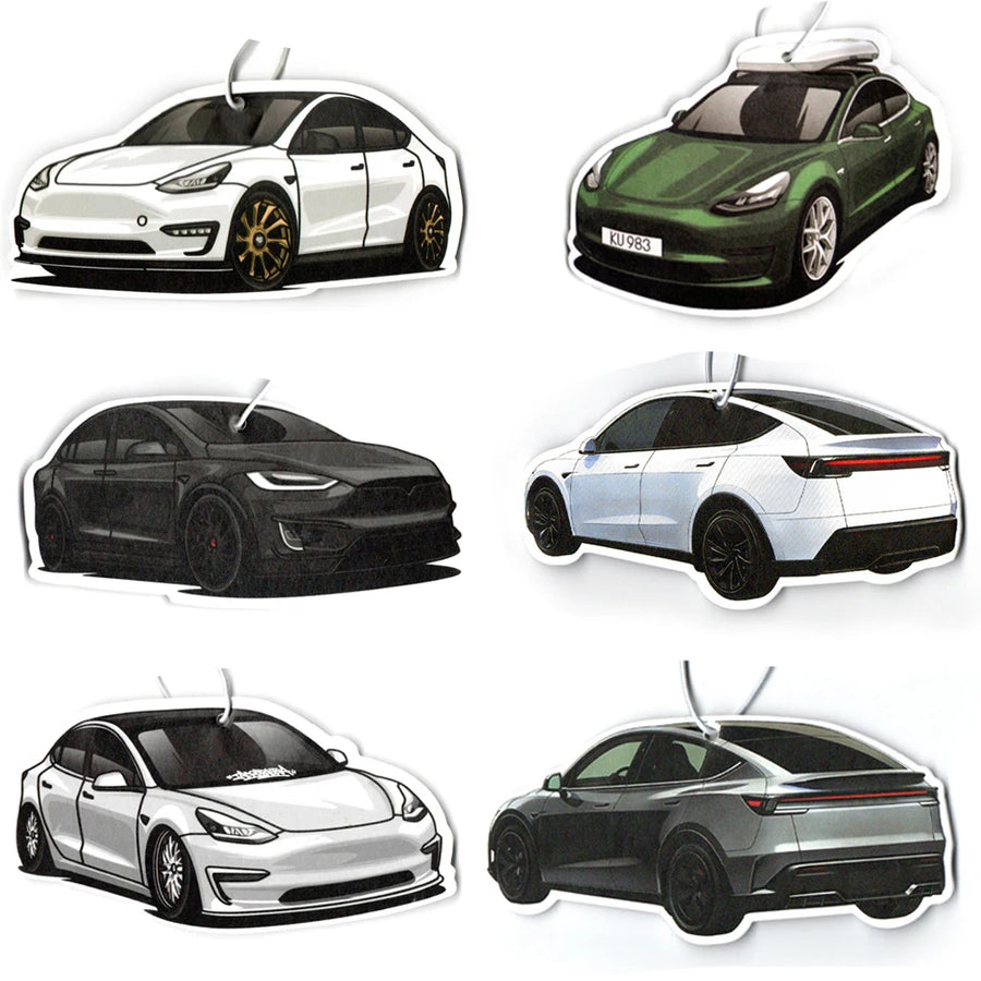 Tesla Model 3/Y/X-Style Hanging Car Air Freshener