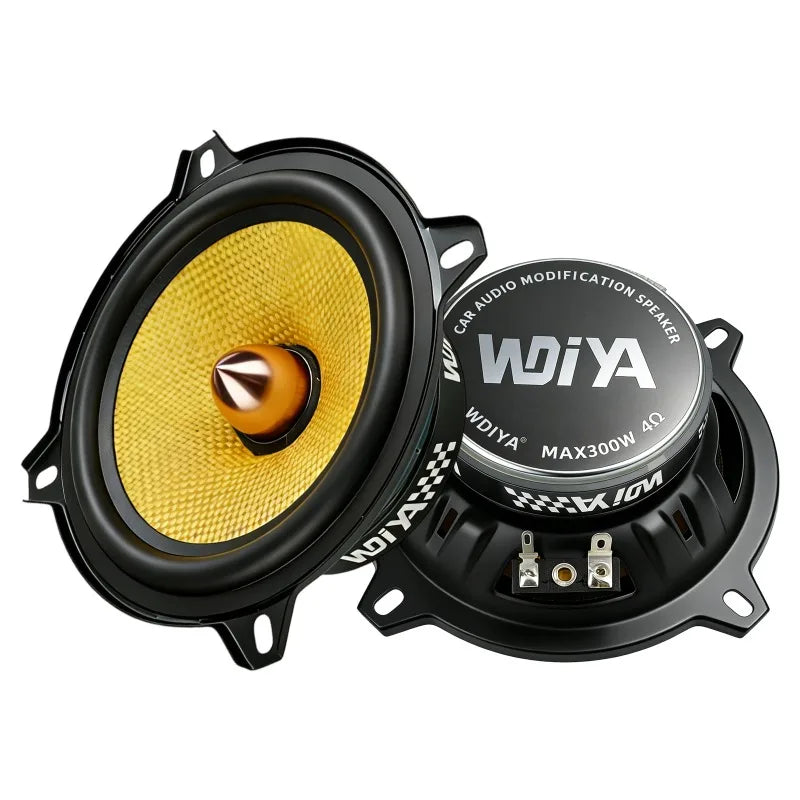5-Inch 300W Max Carbon-Fiber Car Speakers