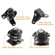 2011-2017 Honda Odyssey 3.5L V6 4-Piece Engine Trans Mount Set A4575EL 50850STXA04