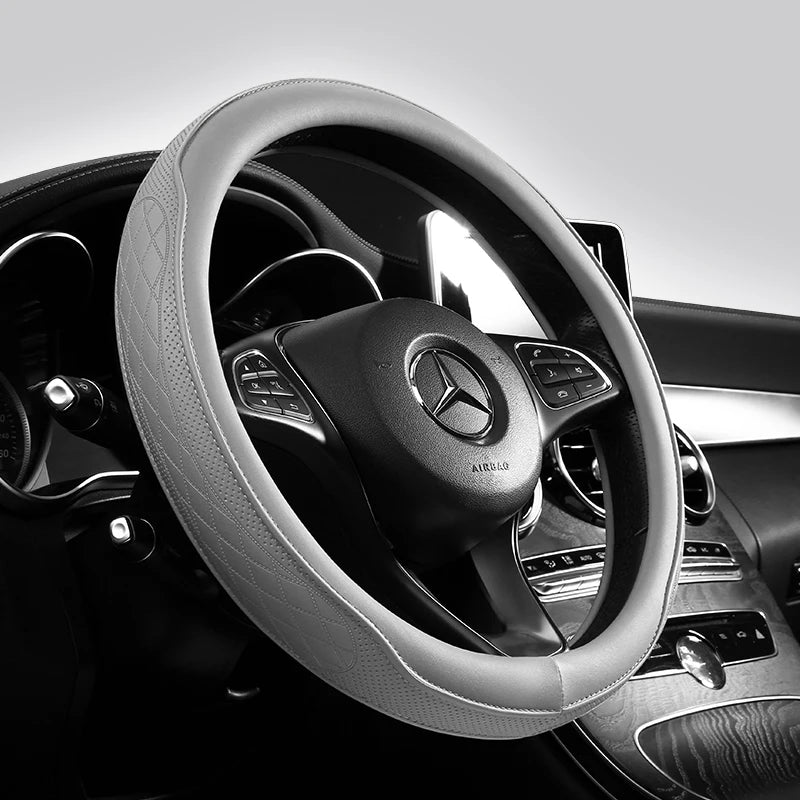 Universal Leather Car Steering Wheel Cover