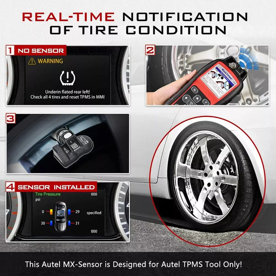 Autel MX-Sensor 315MHz/433MHz Programmable TPMS Sensor