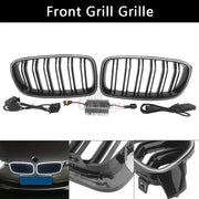 2012-2018 BMW 3 Series F30 F31 320i 328i 328d 330e 330i 335i 340i LED Light Front Bumper Racing Grille