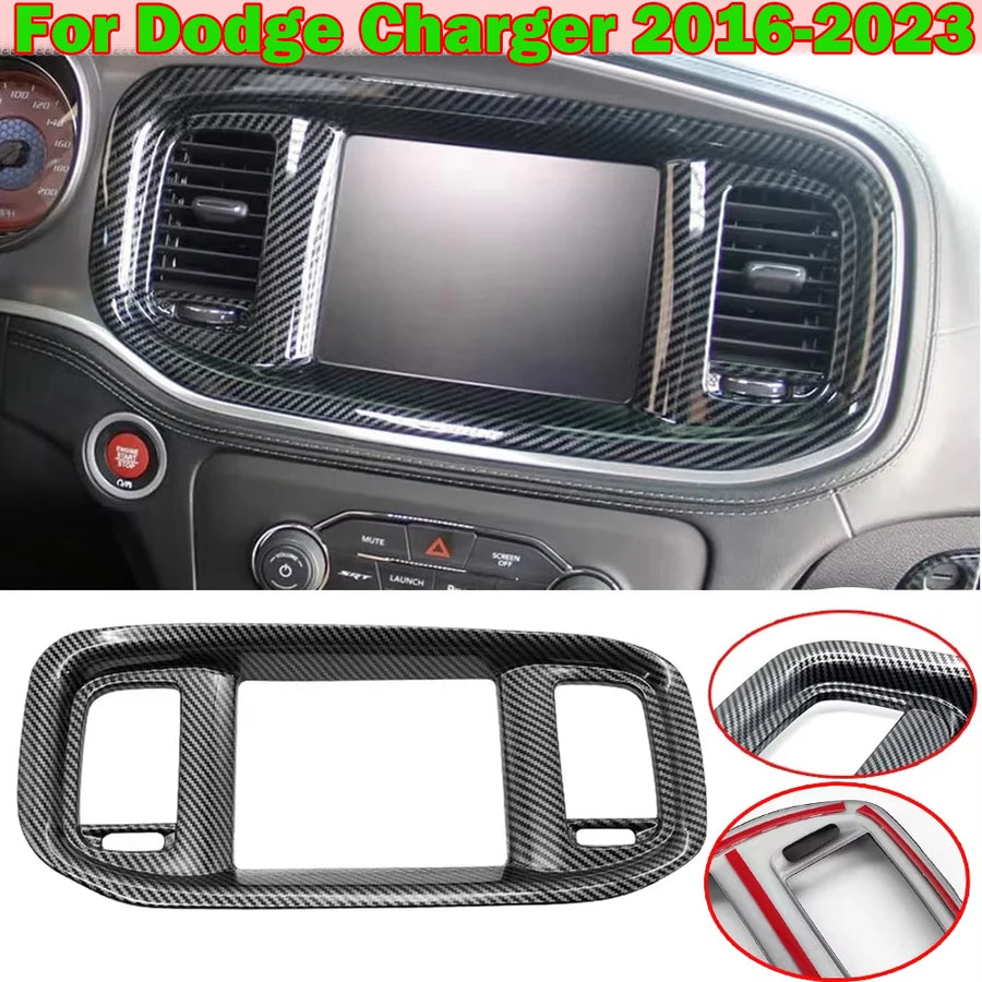 Navigation Screen Trim for 2016–2023 Dodge Charger