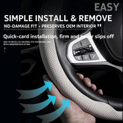 Nappa Steering Wheel Cover for MERCEDES-BENZ GLA GLB GLC GLE-Class A C E S Class