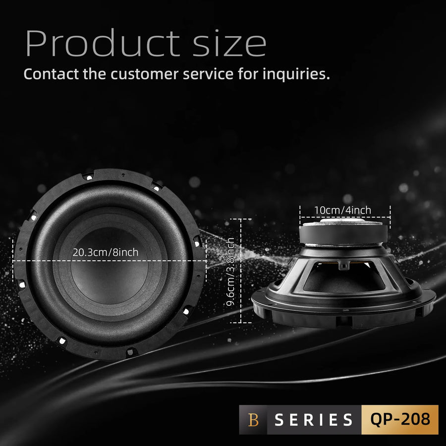 6.5- or 8-Inch Car Audio Subwoofer