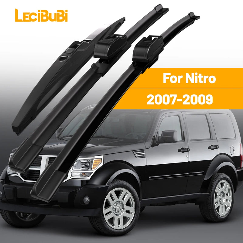 Front & Rear Windshield Wiper Blade Set for Dodge Nitro 2008 2007-2009