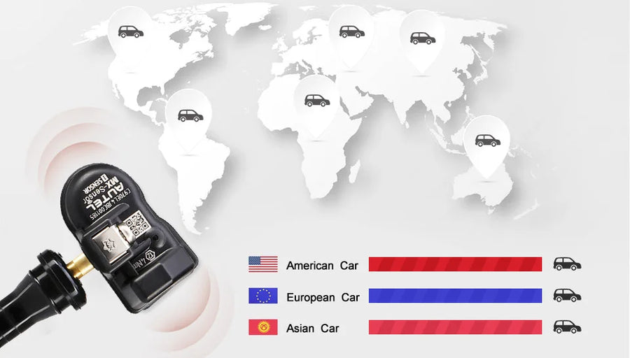 Autel MX-Sensor 315MHz/433MHz Programmable TPMS Sensor