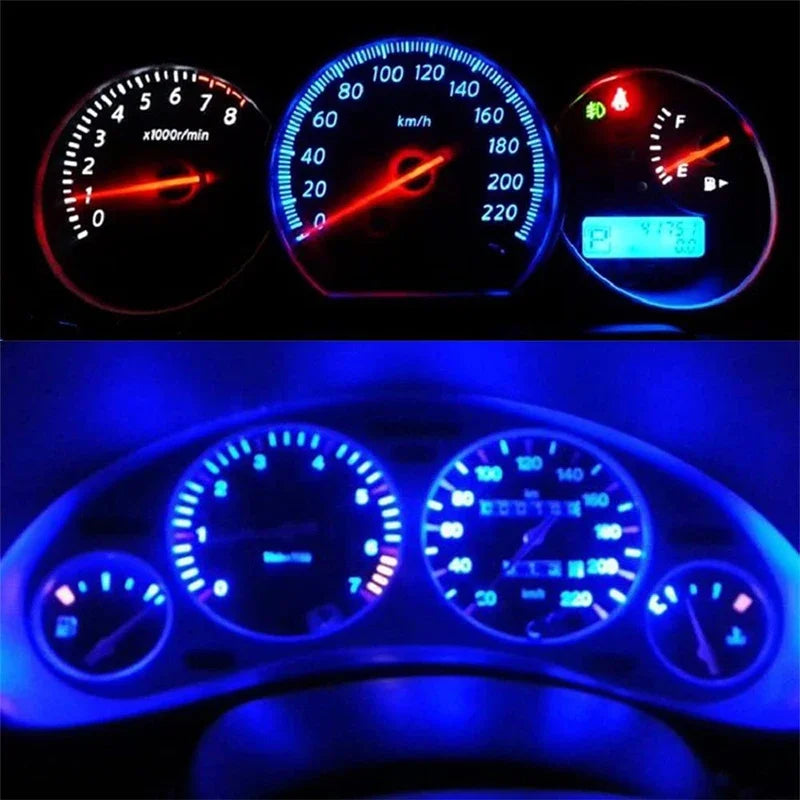 T5 B8.5D 5050 LED Dashboard Bulbs – 10 Pack