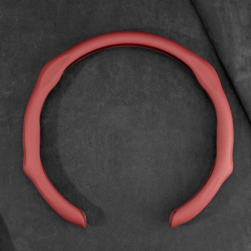 15-Inch Suede-Style Steering Wheel Cover – Multiple Colors