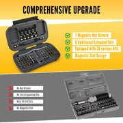 46-in-1 Magnetic Ratcheting Screwdriver and Bit Set