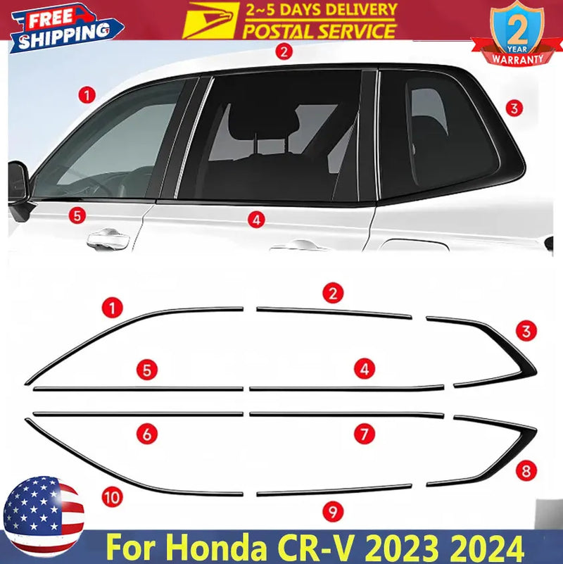 Exterior Window Trim Set for Honda CR-V 2023-2024
